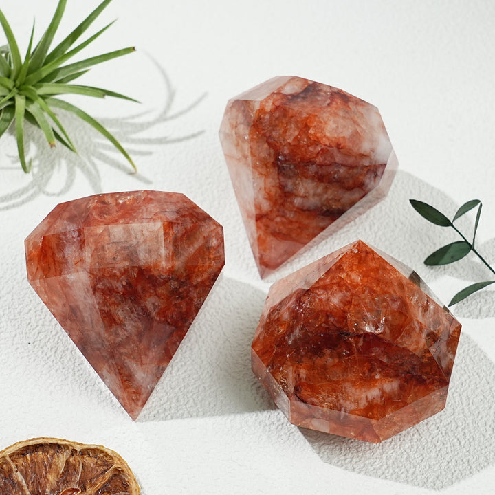 Natural Fire Quartz Diamond