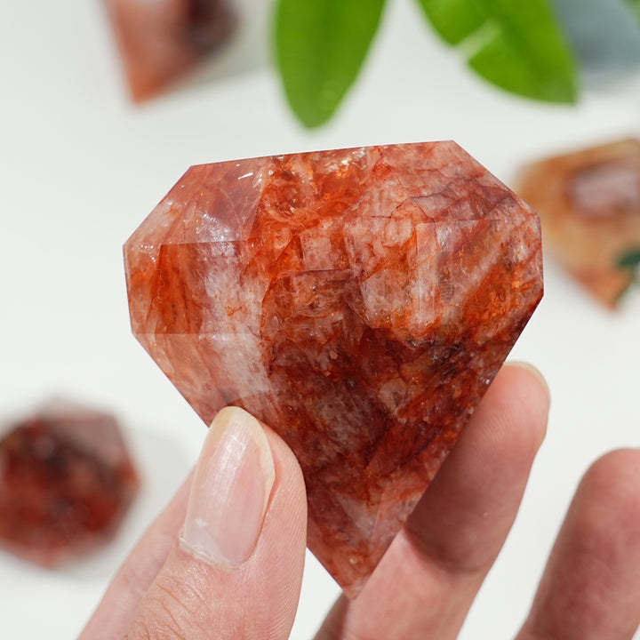 Natural Fire Quartz Diamond