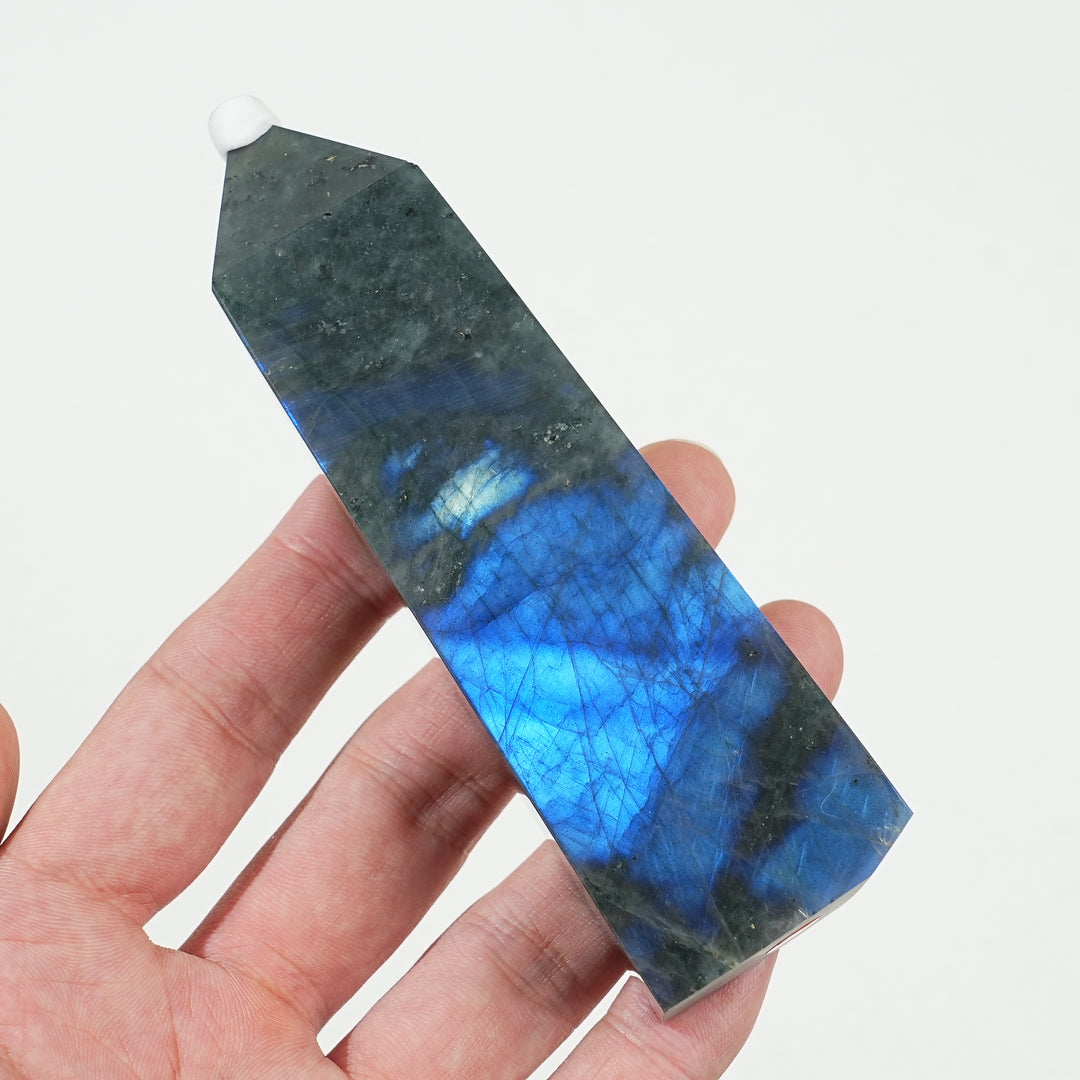Unique, Natural Labradorite Point