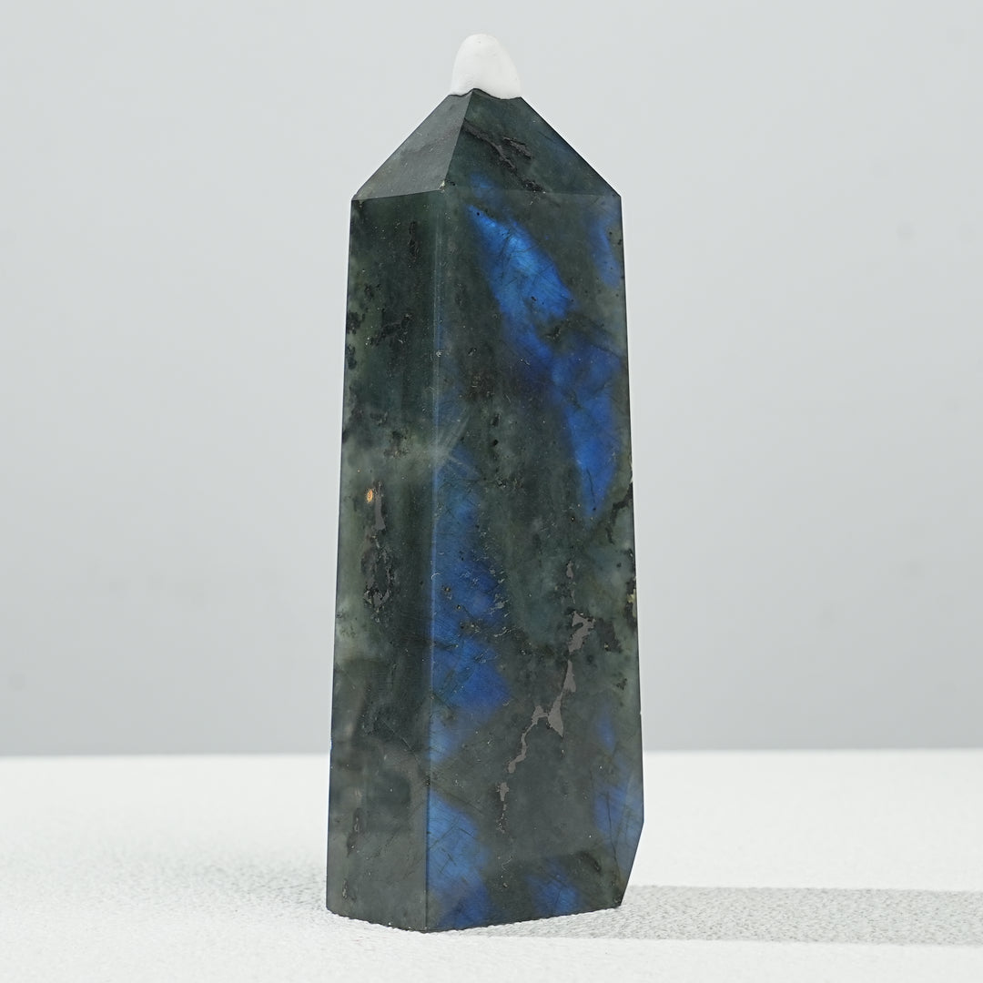 Unique, Natural Labradorite Point