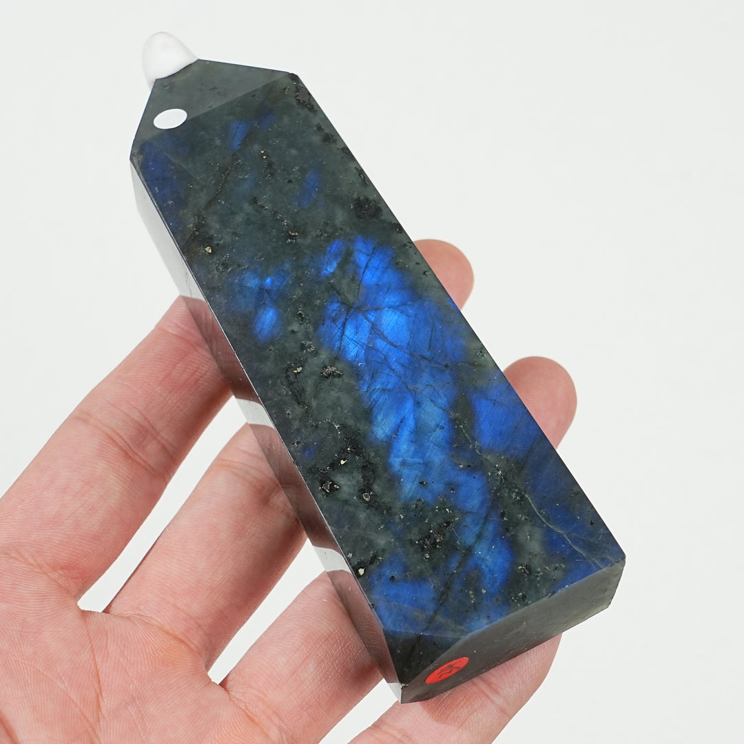 Unique, Natural Labradorite Point