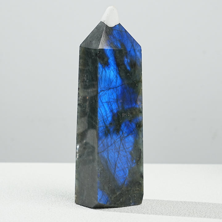 Unique, Natural Labradorite Point