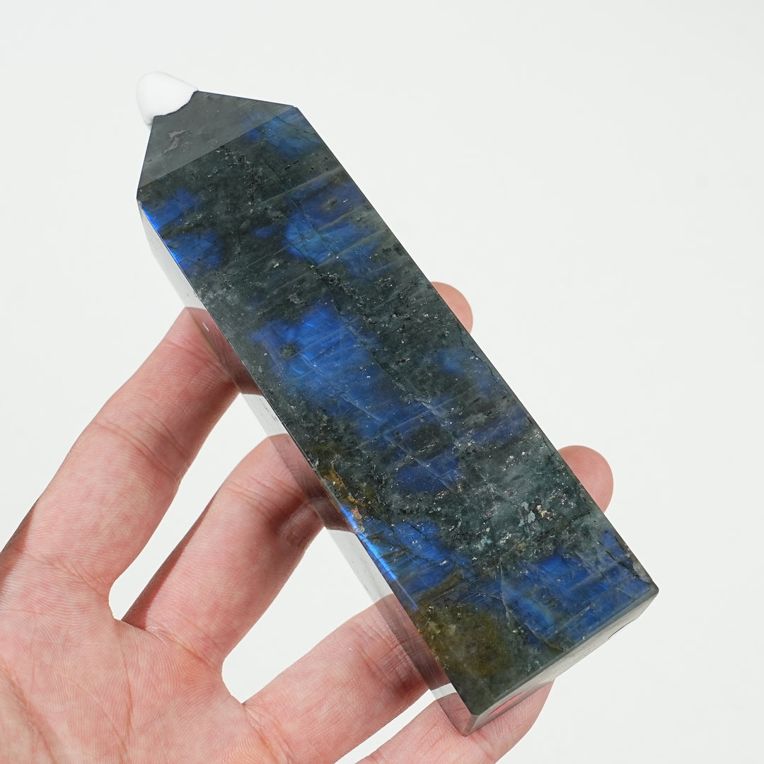 Unique, Natural Labradorite Point