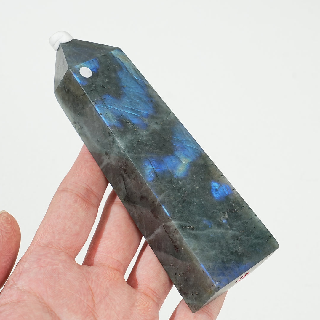 Unique, Natural Labradorite Point
