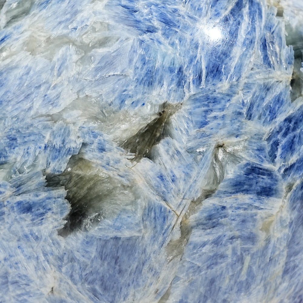 Unique,Natural Large Blue Kyanite Crystal Sphere