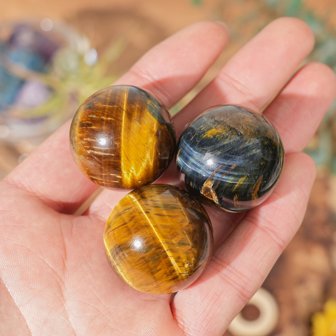 Natural Tiger Eye Sphere