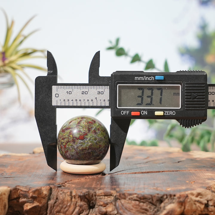 Natural Dragon Blood Stone Sphere