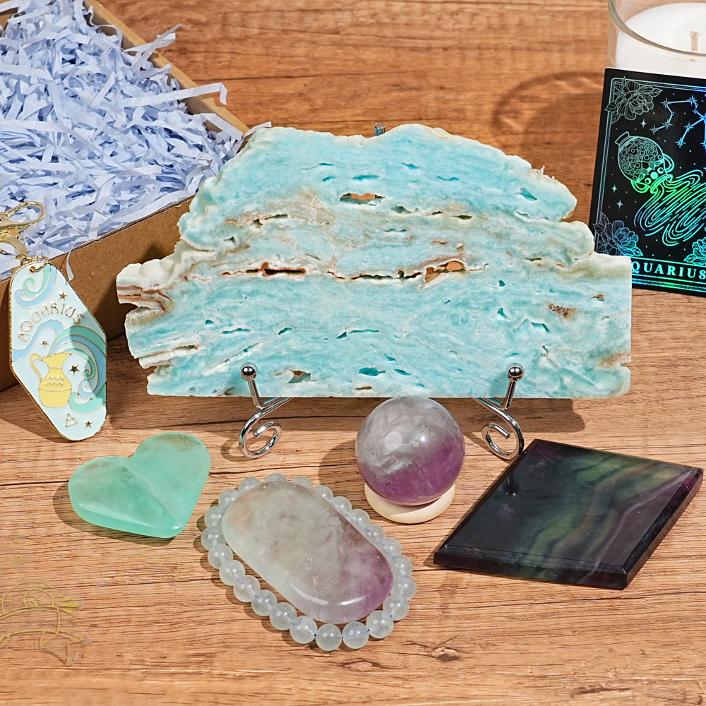 Exclusive Natural 12 Zodiac Crystal Healing Set