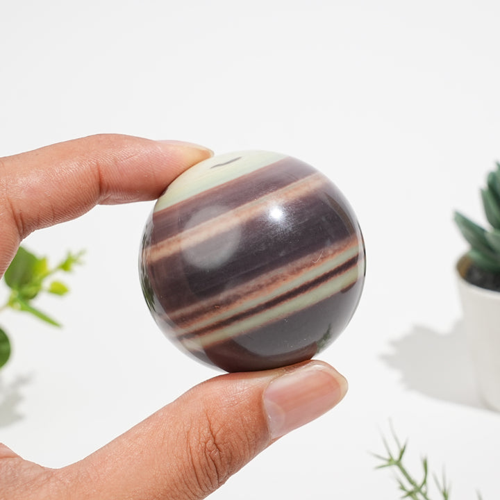 Natural Sericite Phyllite Crystal Sphere