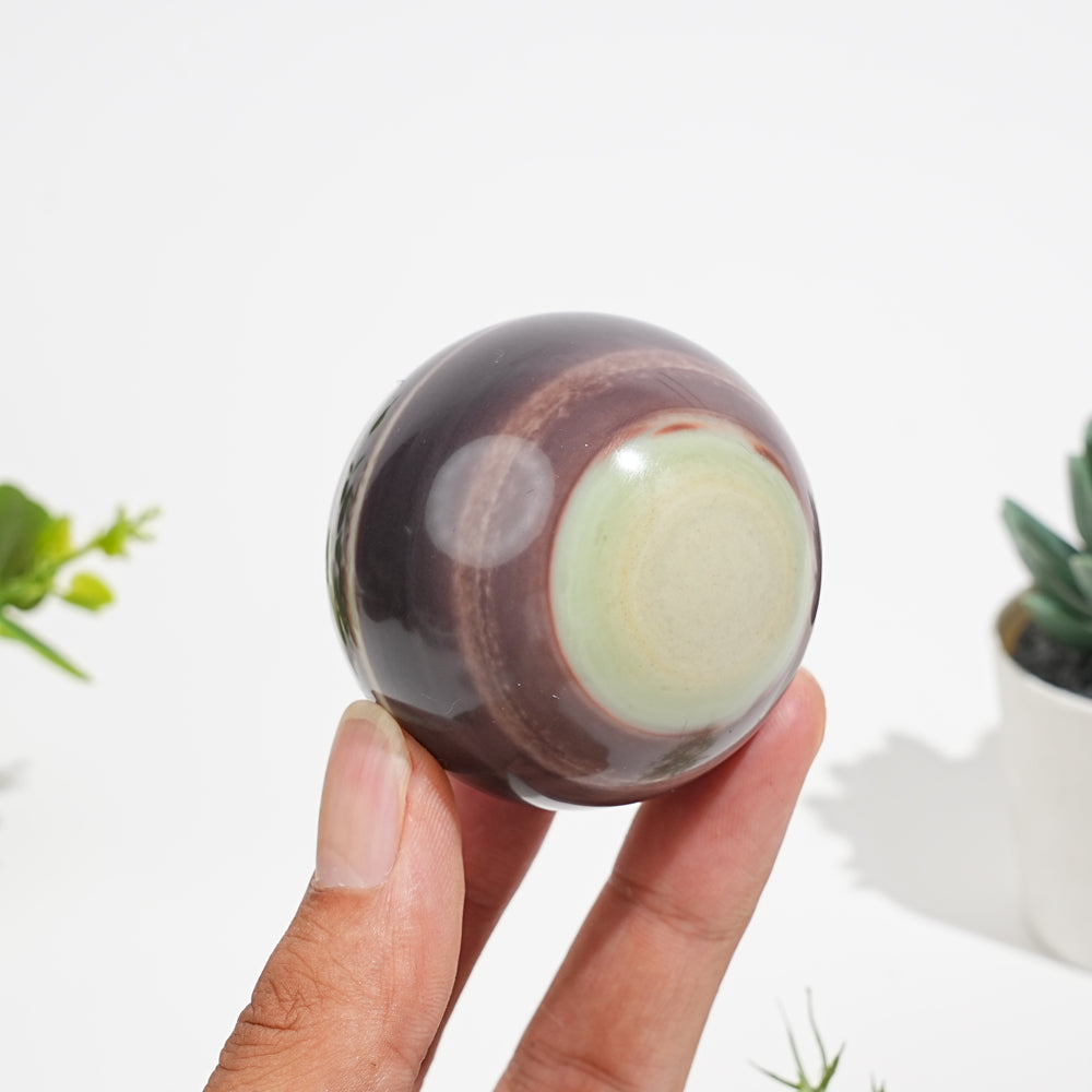 Natural Sericite Phyllite Crystal Sphere