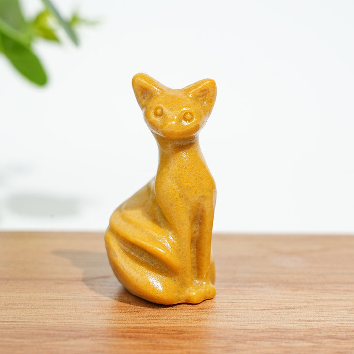 Natürliche Kristall-Pixelkatze