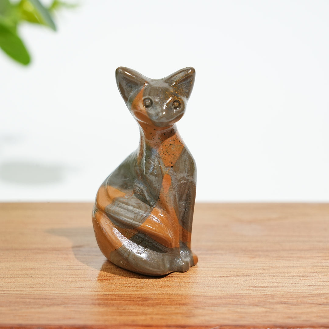 Natürliche Kristall-Pixelkatze