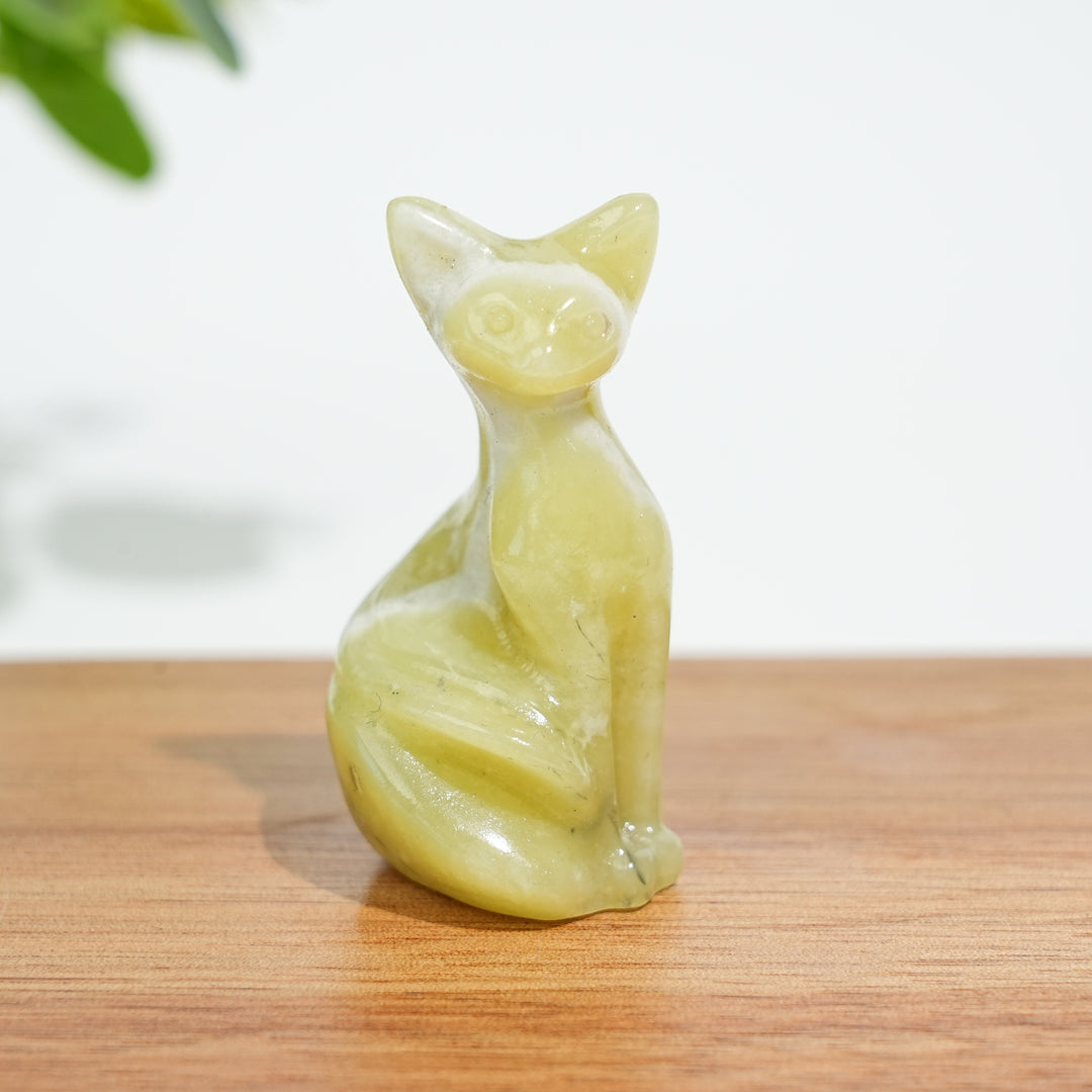 Natürliche Kristall-Pixelkatze
