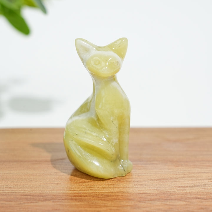 Natürliche Kristall-Pixelkatze