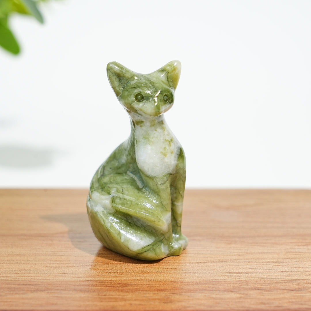 Natürliche Kristall-Pixelkatze