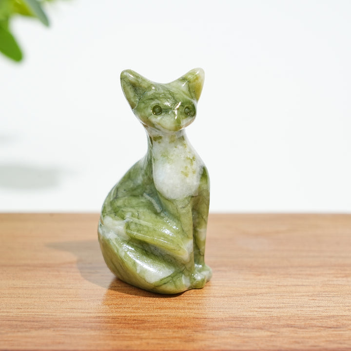 Natürliche Kristall-Pixelkatze
