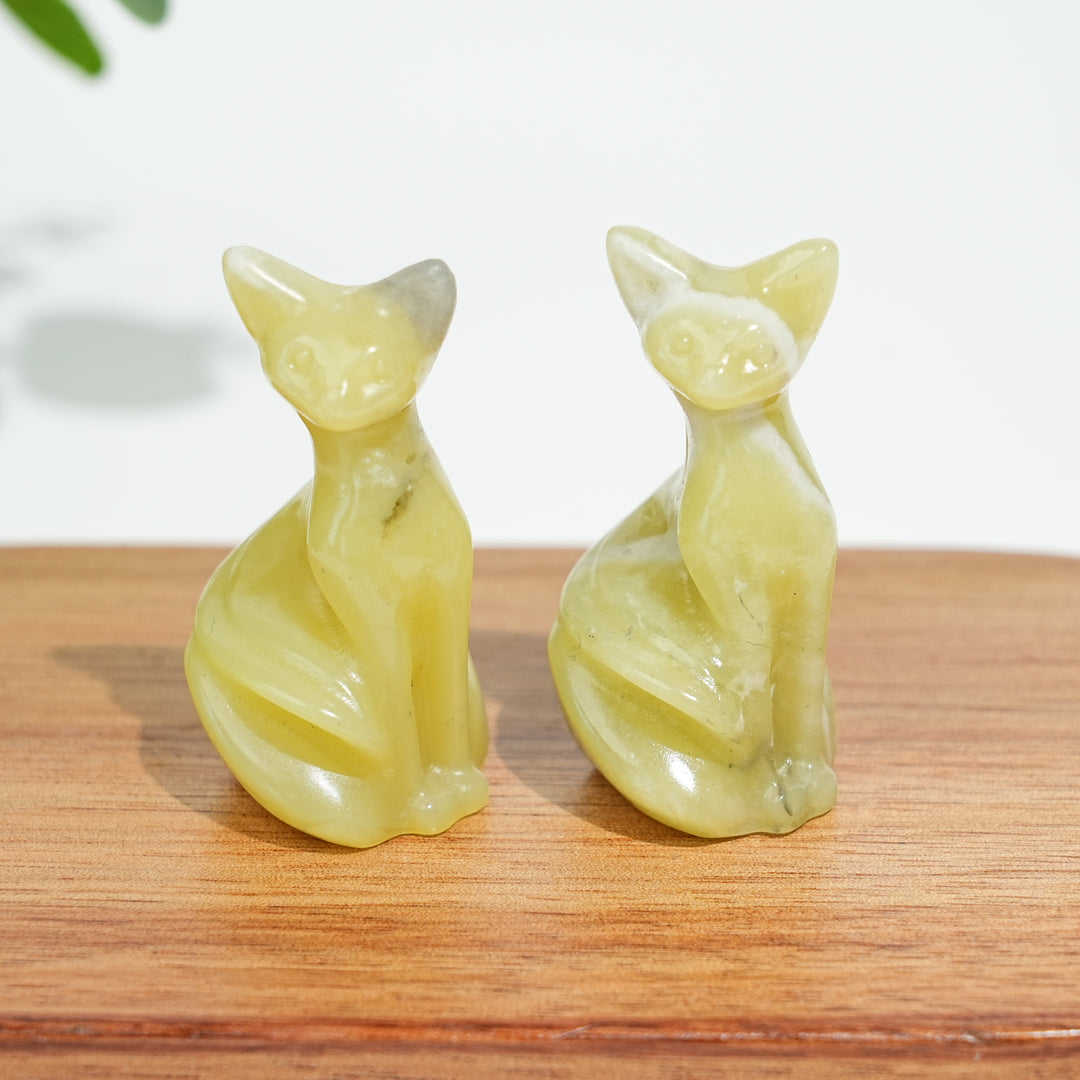Natürliche Kristall-Pixelkatze