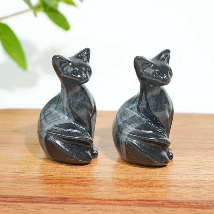 Natürliche Kristall-Pixelkatze