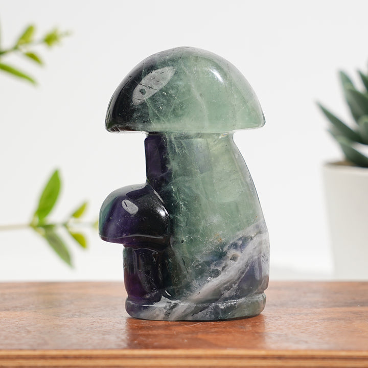 Natural Crystal Carved Mushroom