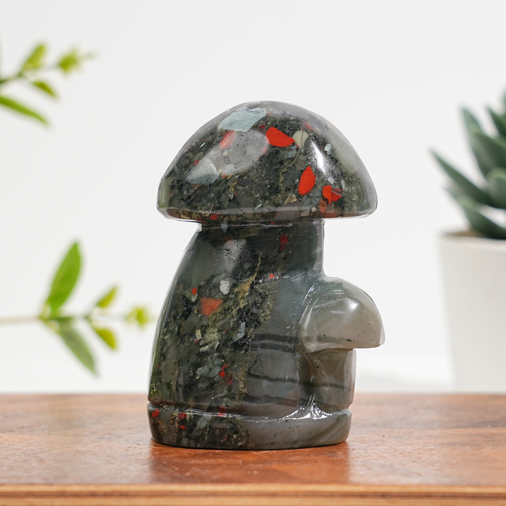 Natural Crystal Carved Mushroom