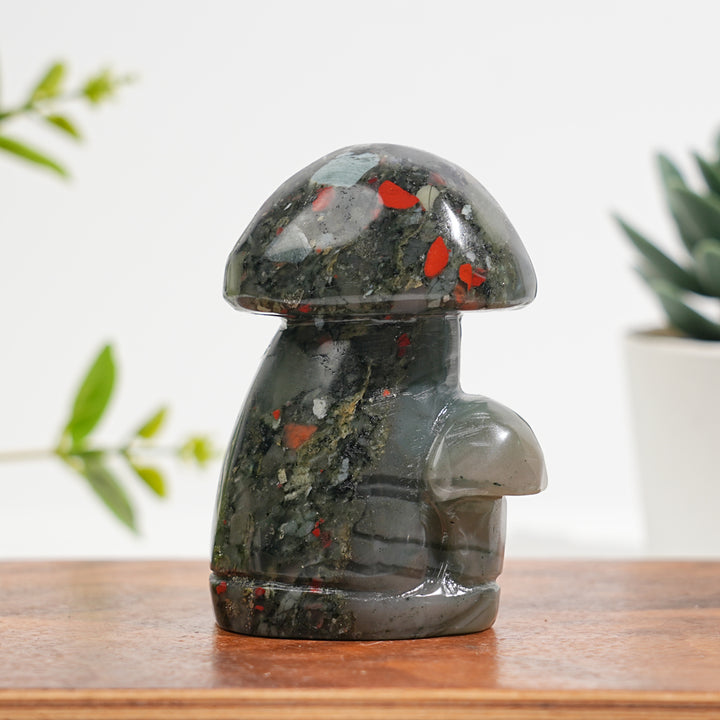 Natural Crystal Carved Mushroom