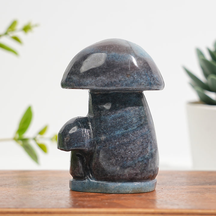 Natural Crystal Carved Mushroom