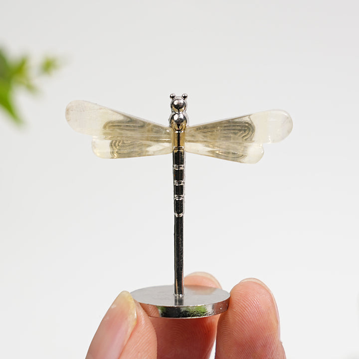 Crystal Fluorite Dragonfly