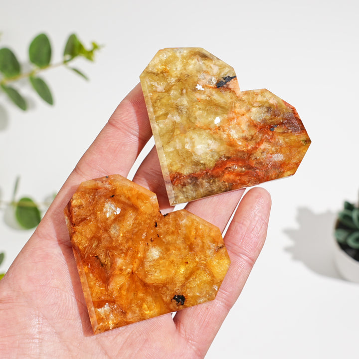 Natural Crystal Phlogopite With Hematite Heart