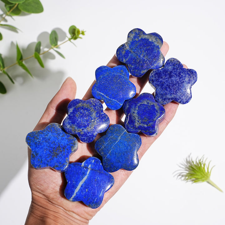 Natural Crystal Carving Lapis Lazuli Flower