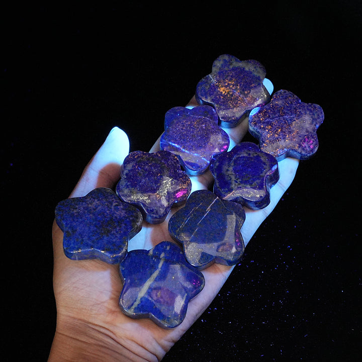 Natural Crystal Carving Lapis Lazuli Flower
