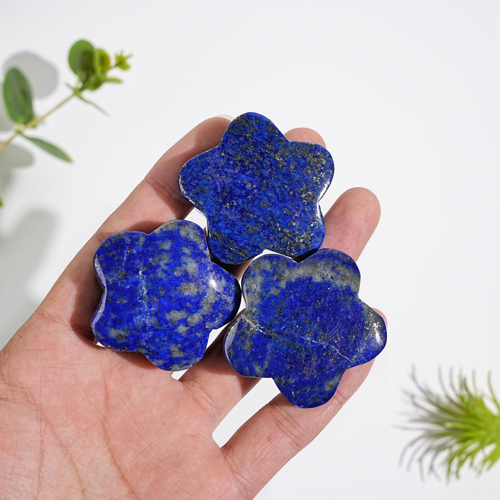 Natural Crystal Carving Lapis Lazuli Flower