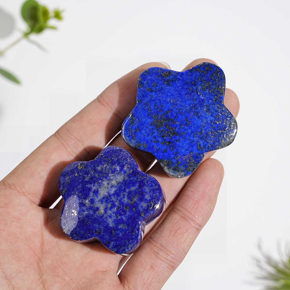Natural Crystal Carving Lapis Lazuli Flower