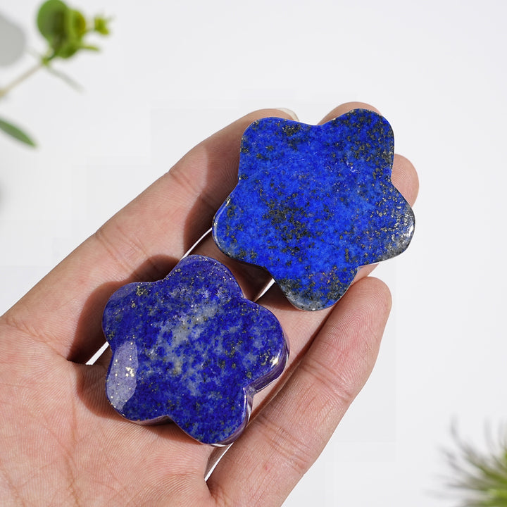 Natural Crystal Carving Lapis Lazuli Flower