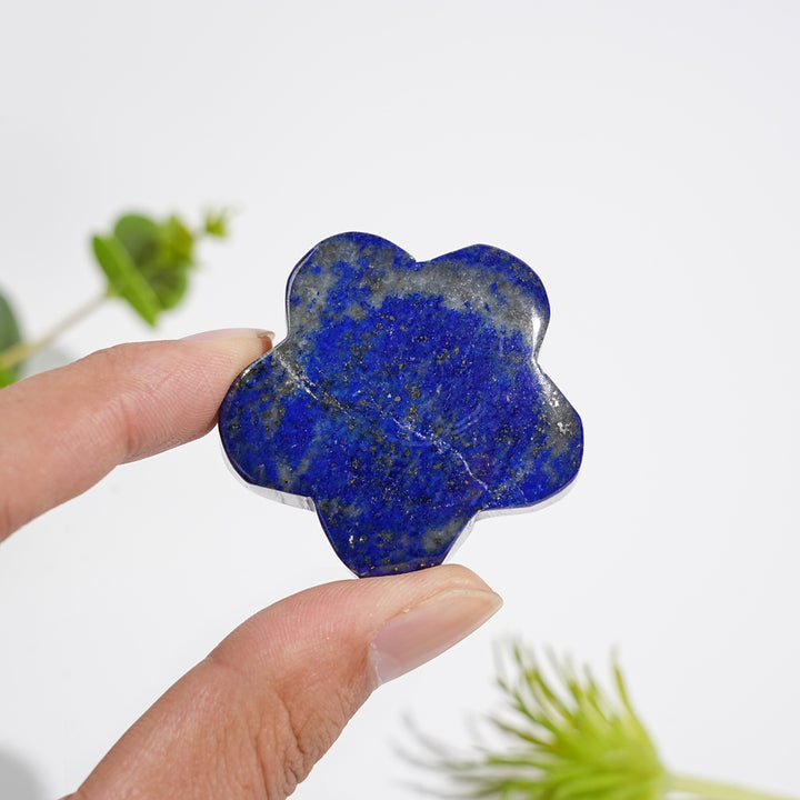 Natural Crystal Carving Lapis Lazuli Flower