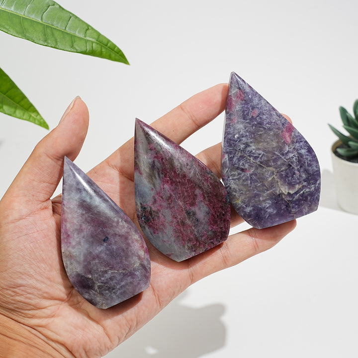 Natural Crystal Unicorn Stone Teardrop