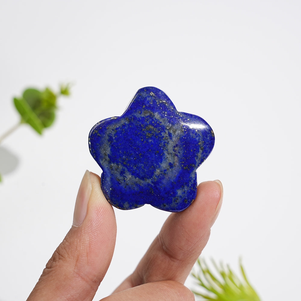 Natural Crystal Carving Lapis Lazuli Flower