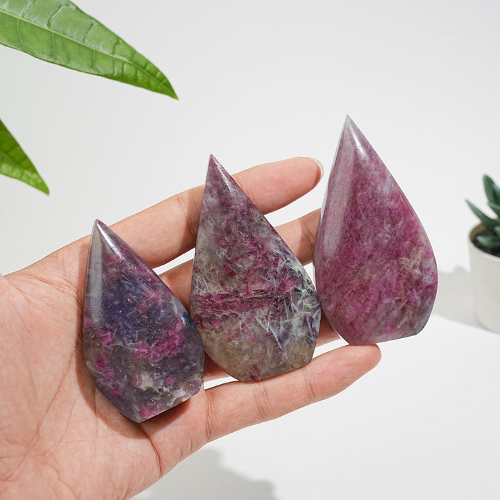 Natural Crystal Unicorn Stone Teardrop
