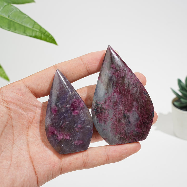 Natural Crystal Unicorn Stone Teardrop
