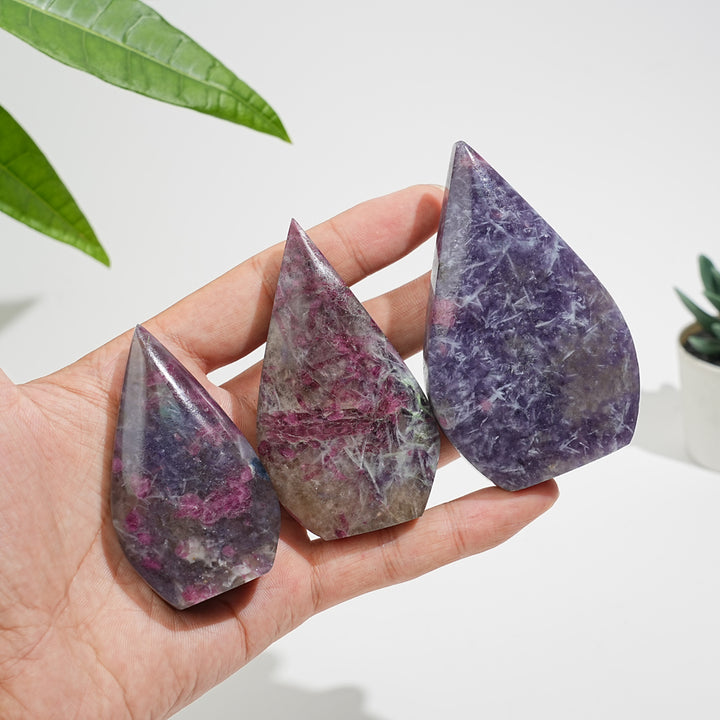 Natural Crystal Unicorn Stone Teardrop
