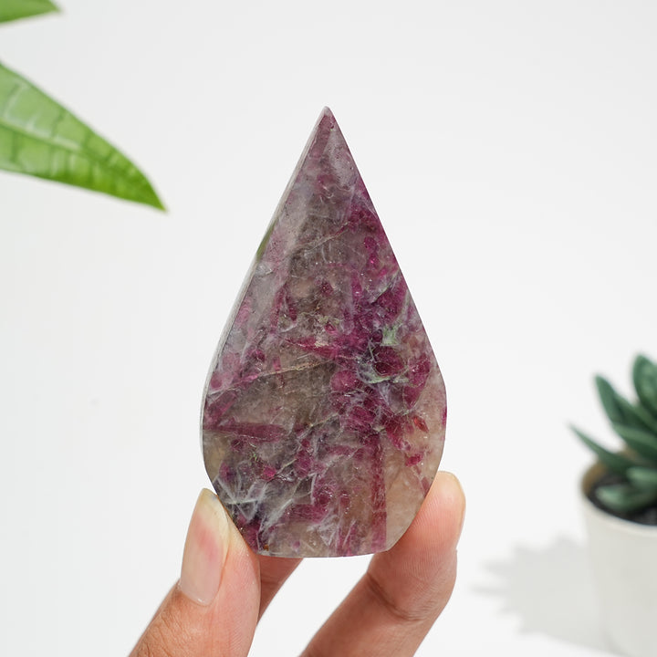 Natural Crystal Unicorn Stone Teardrop