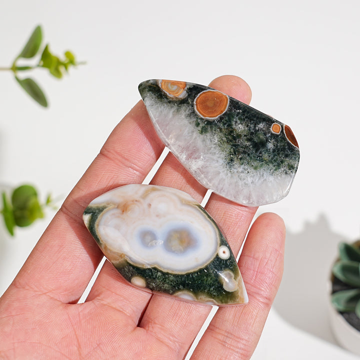 Natural Crystal Ocean Jasper Freeform