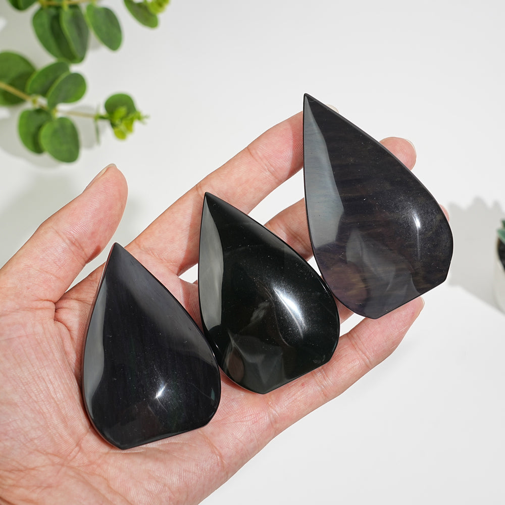 Rainbow Obsidian Teardrop
