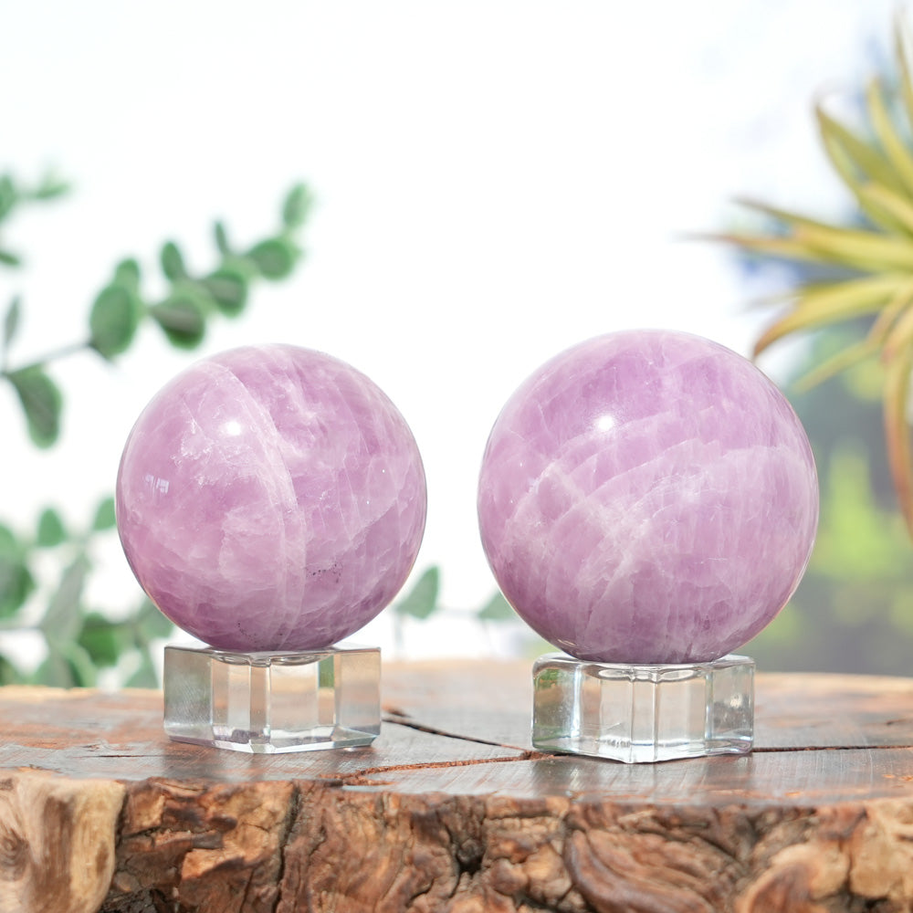 Natural Kunzite Sphere