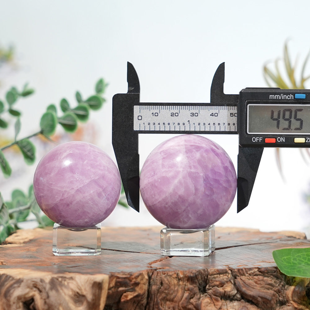 Natural Kunzite Sphere