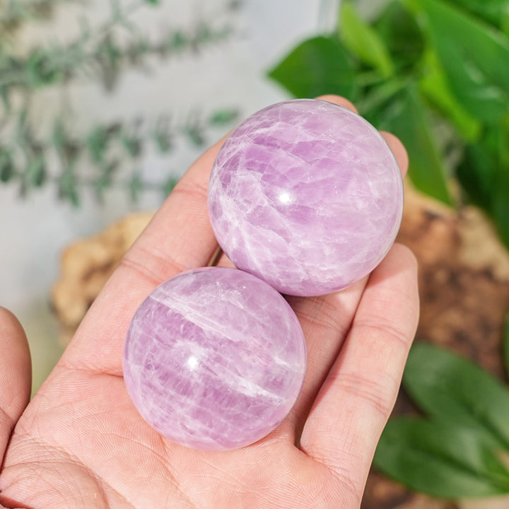 Natural Kunzite Sphere