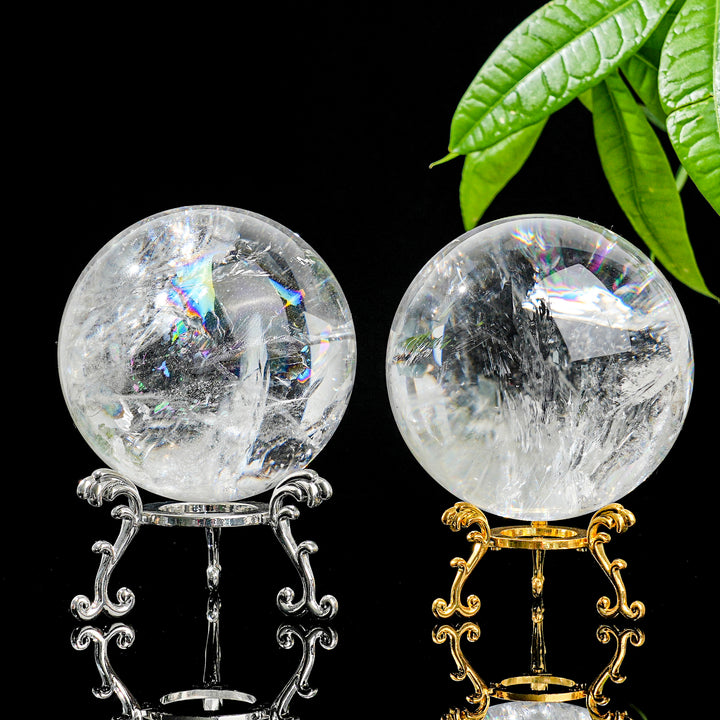 Natural Top Clear Quartz Sphere