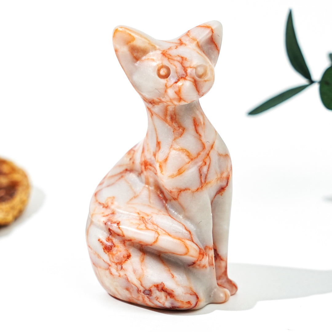 Natural Crystal Pixel Cat