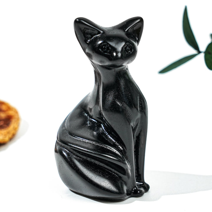 Natural Crystal Pixel Cat