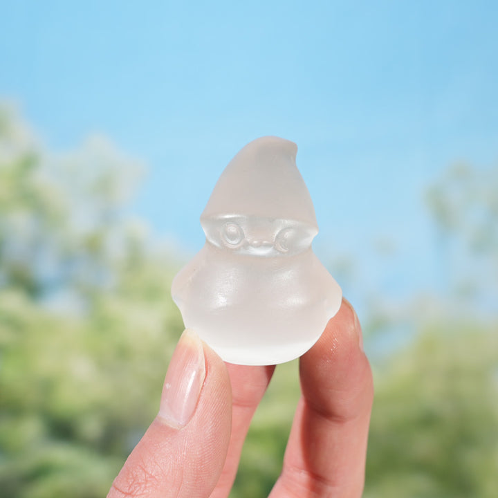 Natural Selenite Snowman