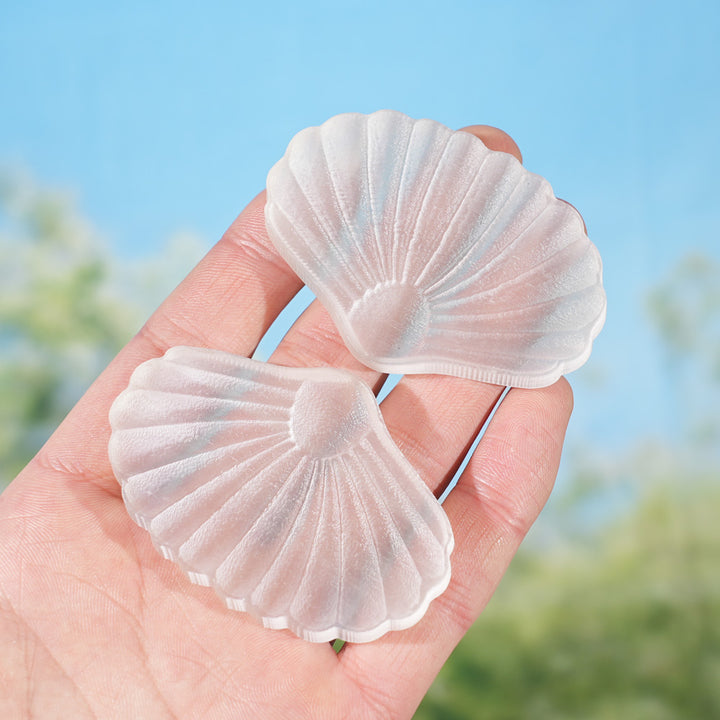 Natural Selenite Seashell Figurine